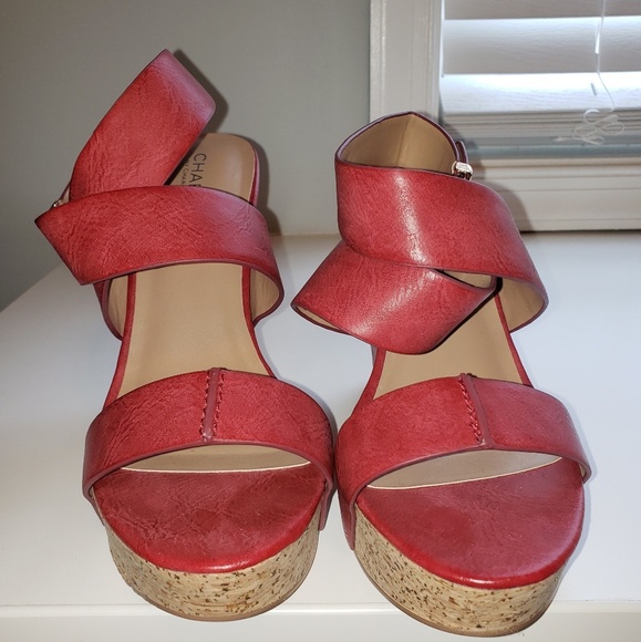 Like new Charles by Charles David Red Sandals - Picture 2 of 4